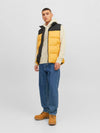 Jack & Jones Toby Bodywarmer Gilet - Honey Gold/Black