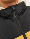 Jack & Jones Toby Bodywarmer Gilet - Honey Gold/Black