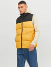 Jack & Jones Toby Bodywarmer Gilet - Honey Gold/Black