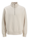 Jack & Jones Urban Edge Sweat Half Zip - Moonbeam
