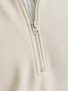 Jack & Jones Urban Edge Sweat Half Zip - Moonbeam