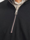 Jack & Jones Urban Edge Sweat Half Zip - Black [Size XL]