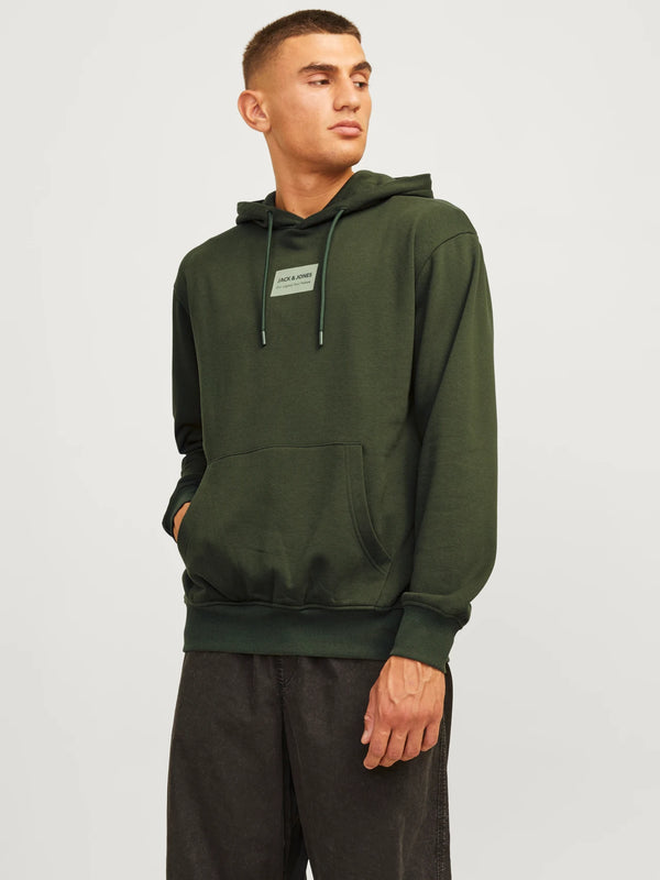 Jack & Jones Hakkai Sweat Hood - Kombu Green