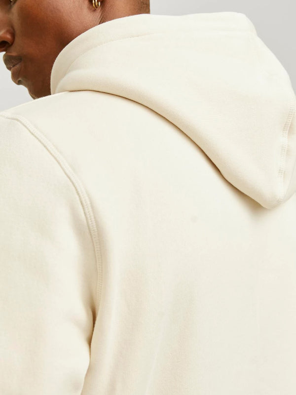 Jack & Jones Frederiksberg Box Sweat Hood - Antique White