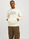 Jack & Jones Frederiksberg Box Sweat Hood - Antique White