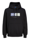 Jack & Jones Frederiksberg Box Sweat Hood - Black