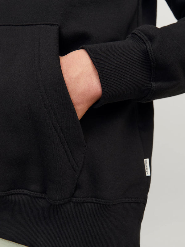Jack & Jones Frederiksberg Box Sweat Hood - Black