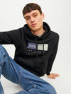 Jack & Jones Frederiksberg Box Sweat Hood - Black