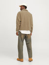 Jack & Jones Roxbury Teddy Sweat High Neck - Cornstalk