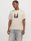 Jack & Jones Vesterbro Picture Tee - Moonbeam