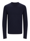 Jack & Jones Lambswool Knit Crew Neck - Night Sky