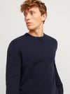 Jack & Jones Lambswool Knit Crew Neck - Night Sky