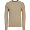 Jack & Jones Pannel Knit Crew Neck - Crockery