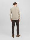 Jack & Jones Miguel Knit Crew Neck Noos - Island Fossil Twist