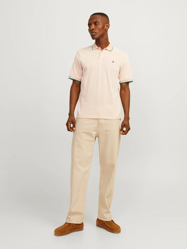 Jack & Jones Bluwin Polo - Peach Nougat