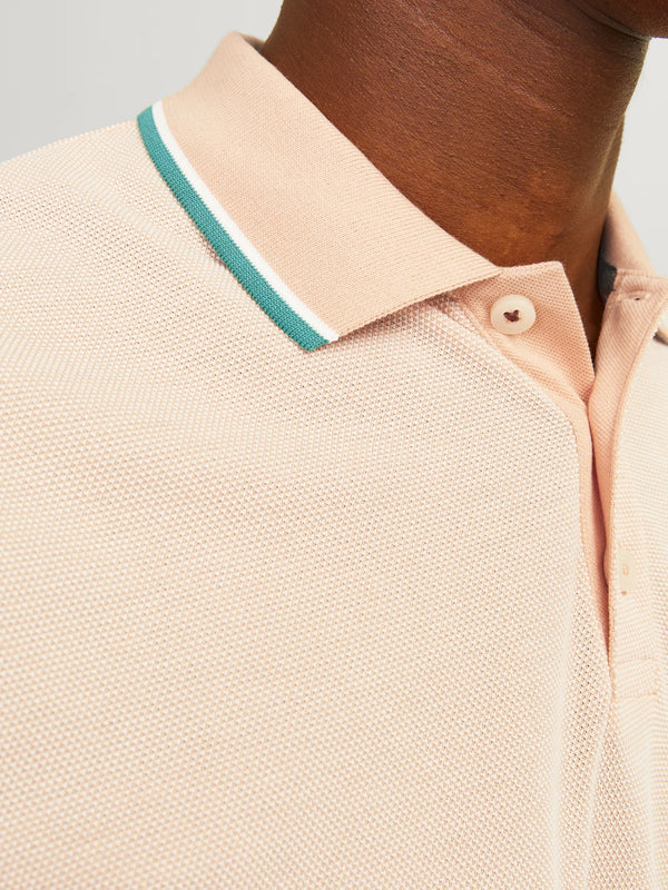 Jack & Jones Bluwin Polo - Peach Nougat