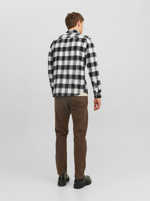 Jack & Jones Joshua Buffalo Shirt LS - Cloud Dancer