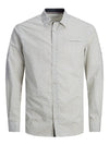 Jack & Jones Jeremy Detail Shirt LS Noos - Cloud Dancer