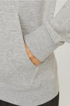 Jack & Jones Outdoor Logo Sweat Hood - Light Grey Melange