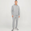 Jack & Jones Cloud Sweat Zip Hood - Light Grey Melange