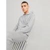 Jack & Jones Cloud Sweat Zip Hood - Light Grey Melange