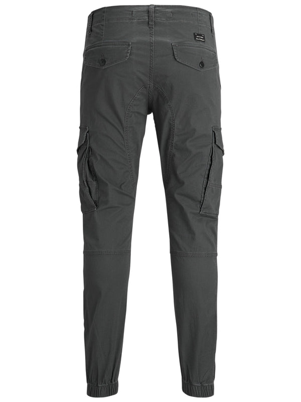 Jack & Jones Paul Flake Slim Cargo Pants - Asphalt