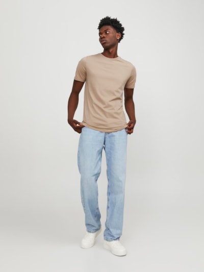 Jack & Jones Organic Basic Tee SS O-Neck Noos - Crockery