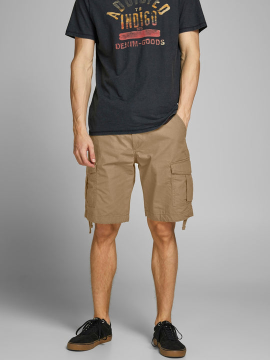 Jack & Jones Charlie Cargo Shorts AKM Kelp [Size S]