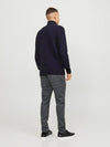 Jack & Jones Marco Phil Check Chino - Dark Grey