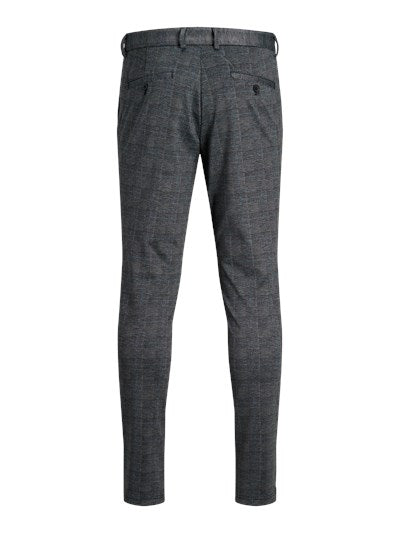 Jack & Jones Marco Phil Check Chino - Dark Grey