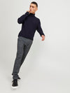 Jack & Jones Marco Phil Check Chino - Dark Grey