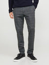 Jack & Jones Marco Phil Check Chino - Dark Grey