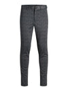 Jack & Jones Marco Phil Check Chino - Dark Grey