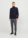 Jack & Jones Marco Phil Check Chino - Dark Grey