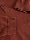 Jack & Jones Igor Knit Long Sleeve Polo Shirt Sequoia