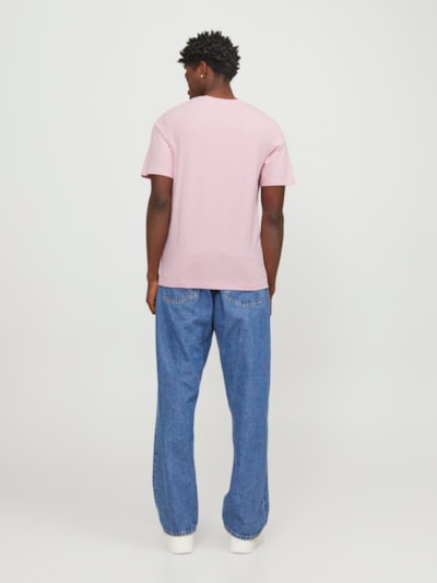 Jack & Jones Organic Basic Tee SS O-Neck Noos - Pink Nectar