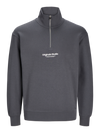 Jack & Jones Vesterbro Sweat Quarter Zip HN Noos - Iron Gate