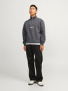 Jack & Jones Vesterbro Sweat Quarter Zip HN Noos - Iron Gate