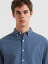 Farah Brewer Long Sleeve Shirt - River Bed
