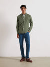 Farah Fontella Slim Fit Corduroy Shirt - Tarragon Green