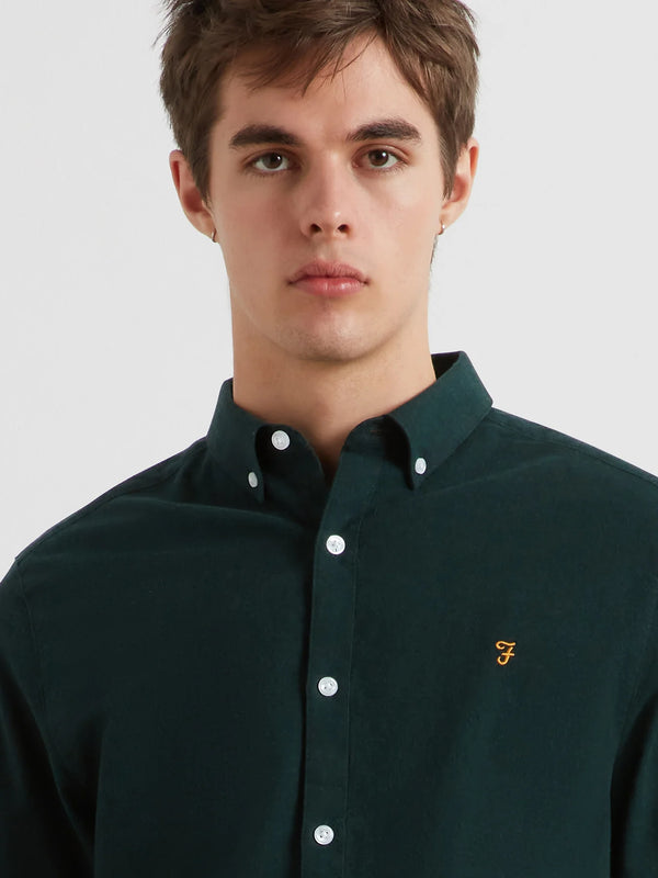 Farah Steen Casual Long Sleeve Shirt - Woodland Pine Marl