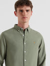 Farah Brewer Long Sleeve Shirt - Tarragon Green