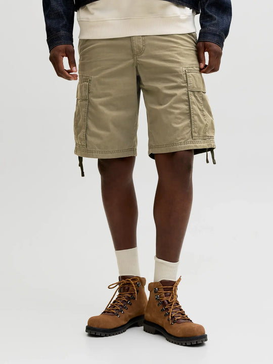 Jack & Jones Cole Frank Cargo Shorts - Olive Night