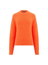 French Connection Lily Mozart Crew Neck Jumper - Flame Orange