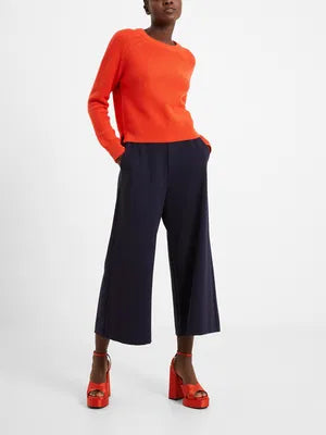 French Connection Lily Mozart Crew Neck Jumper - Flame Orange