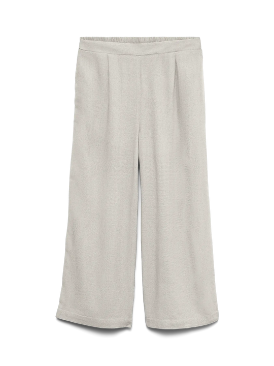 Vero Moda MyMilo High Waist Culotte Pant - Silver Lining