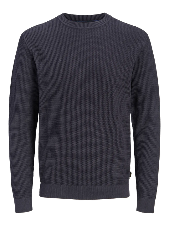 Jack & Jones Stanley Knit Crew Neck - Dark Navy