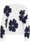 B.young Omea Flower Jumper -  Marshmallow Mix