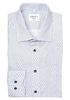 Marvelis Modern Fit Shirt - White & Blue [#7228/64/00]