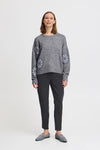 B.young Omea Jumper - Mid Grey Melange